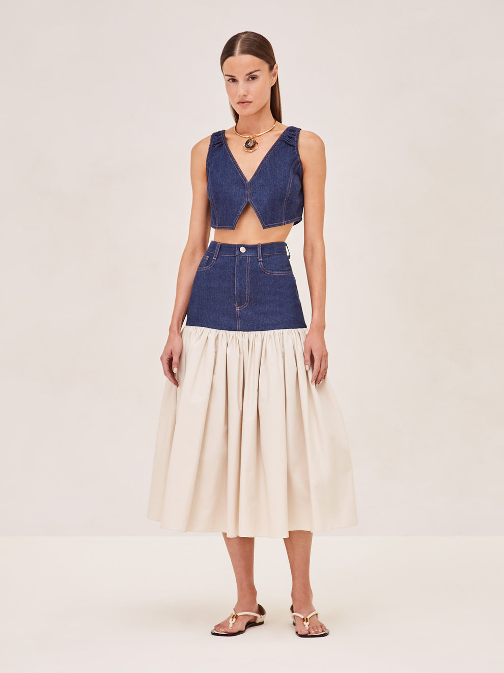 Alxs Irie Top & Tomma Midi Skirt Set