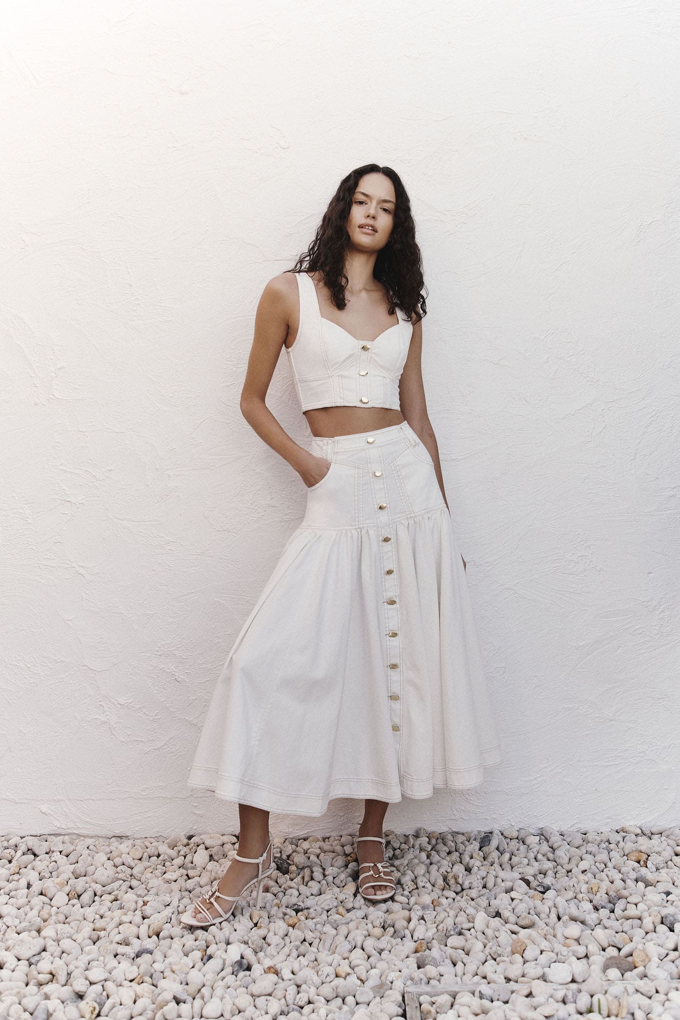 Aj Belmond Midi Skirt