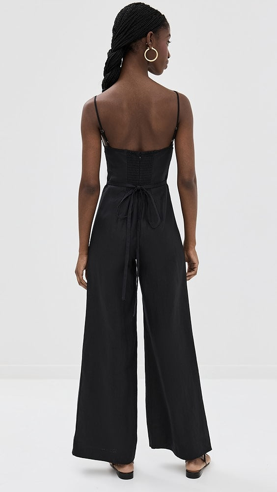 Ref Clara Linen Jumpsuit