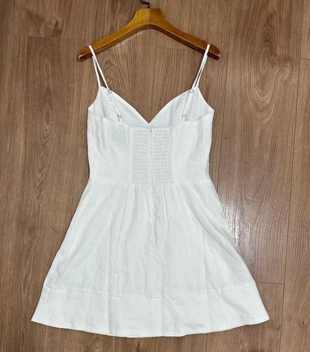 Ref Holt Linen Mini Dress