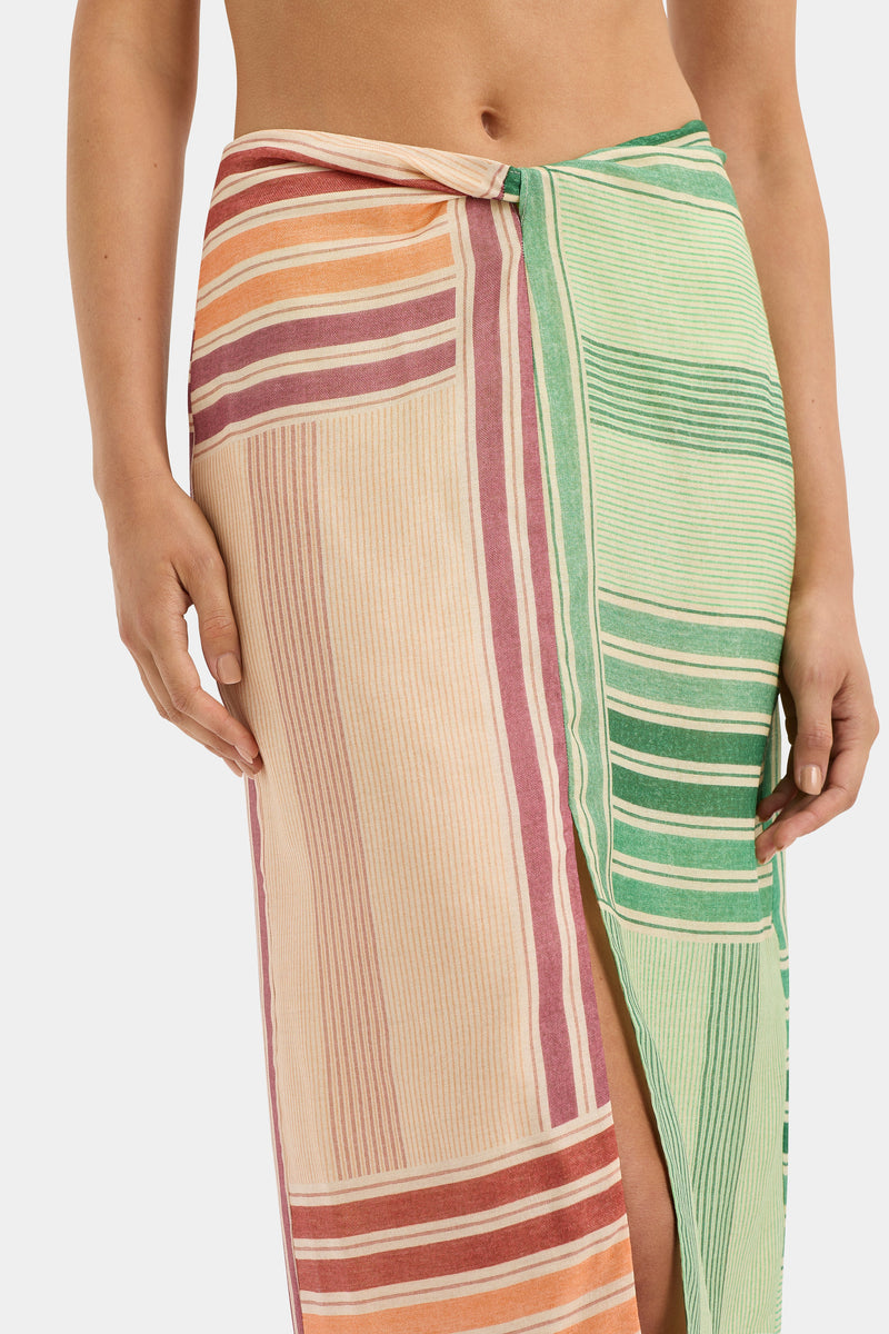 STL Marisol Twist Midi Skirt