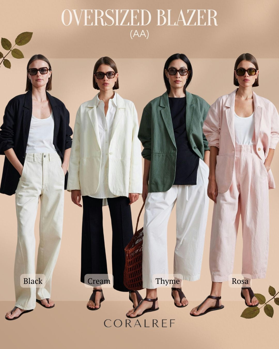 5 colours! AA Oversized Blazer