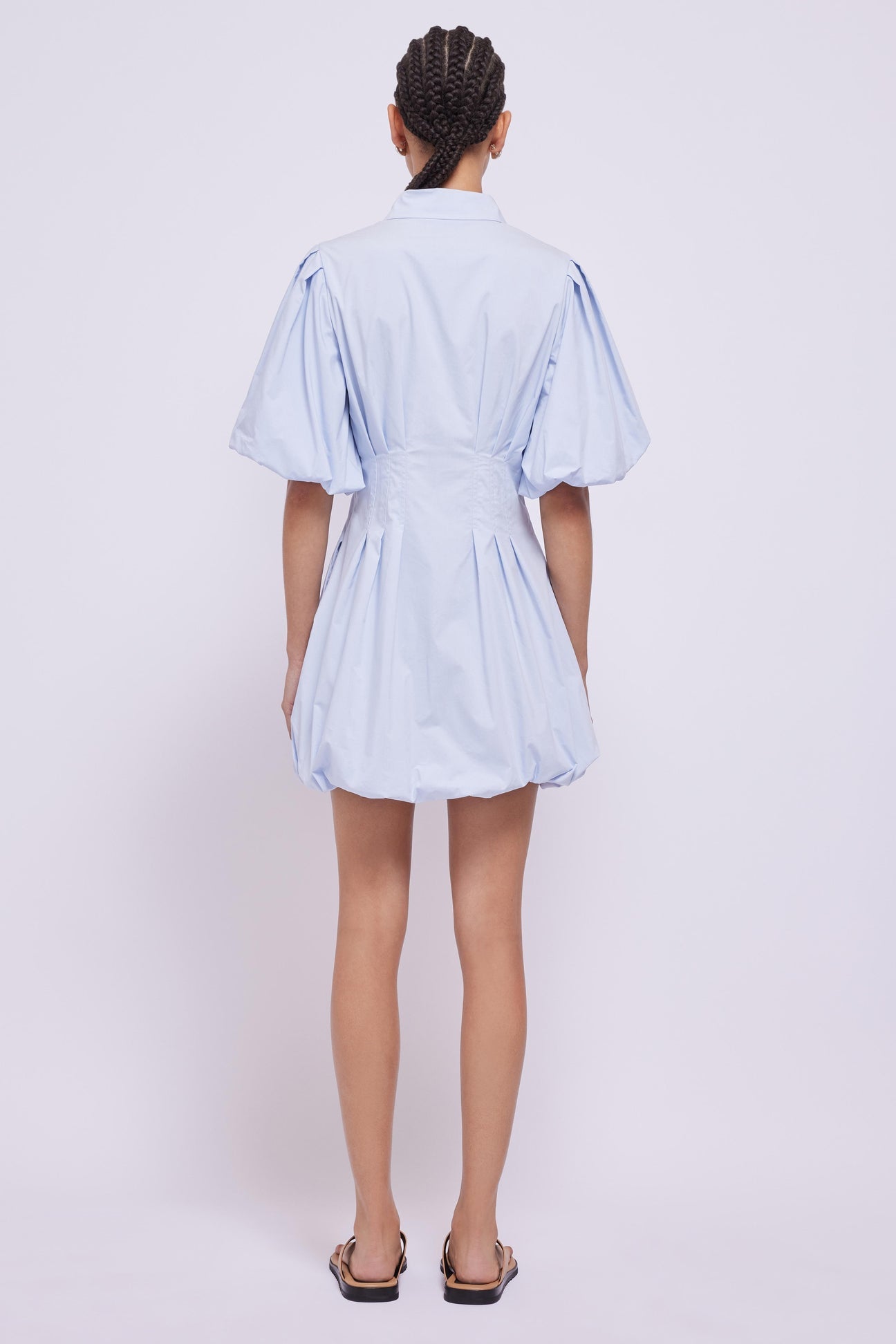 JS Cleo Balloon Poplin Mini Dress