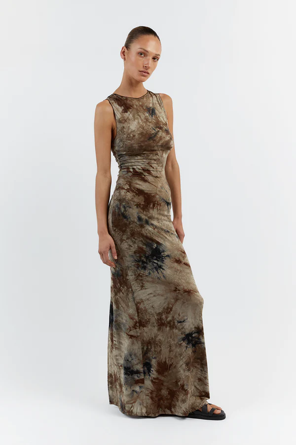 Dssh Sawyer Tie Dye Maxi Dress