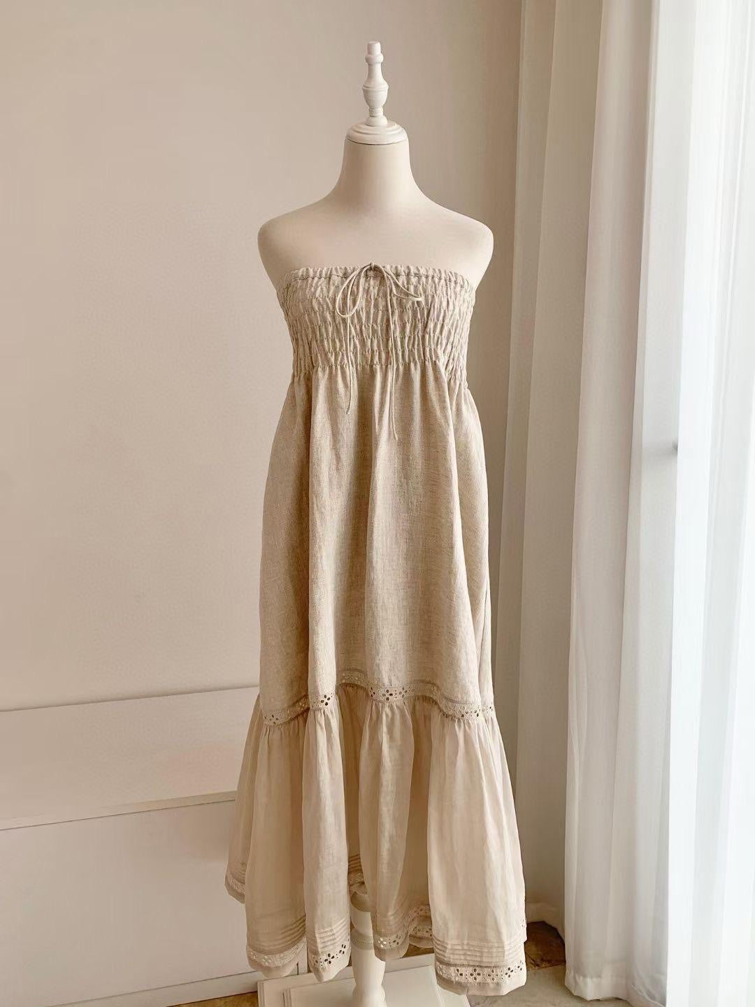 Jsln Kim Tiered Linen Maxi Dress & Skirt