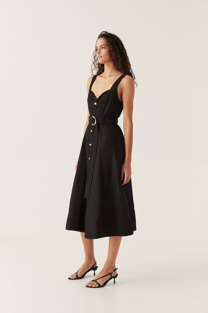 Aj Clay Belted Mini & Midi Dress