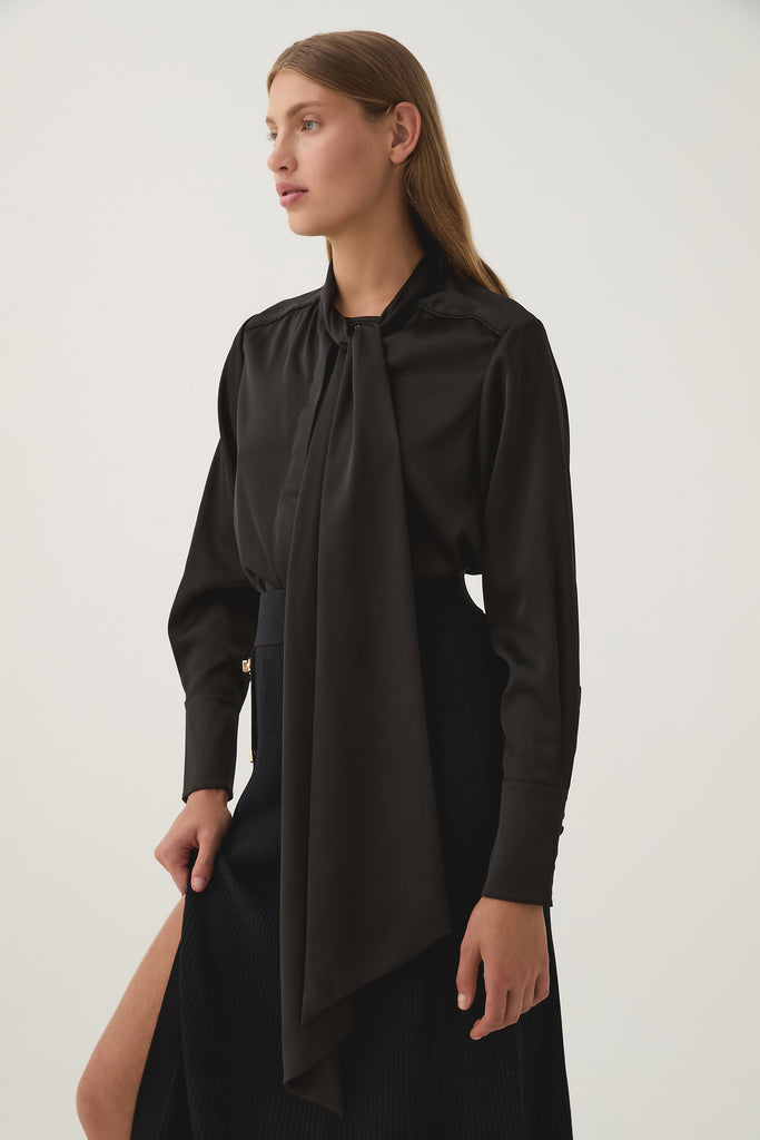 Aj Dura Pussy Bow Blouse