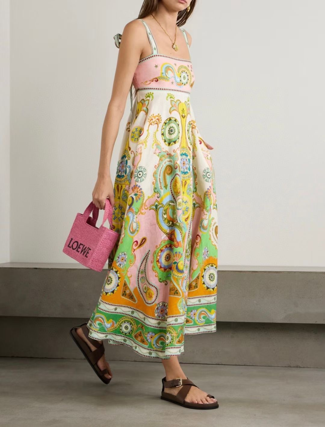 Alms Pinball Midi Sun Dress