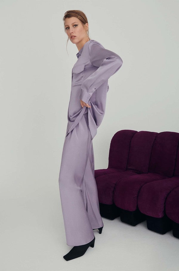SL Silk Boyfriend Shirt