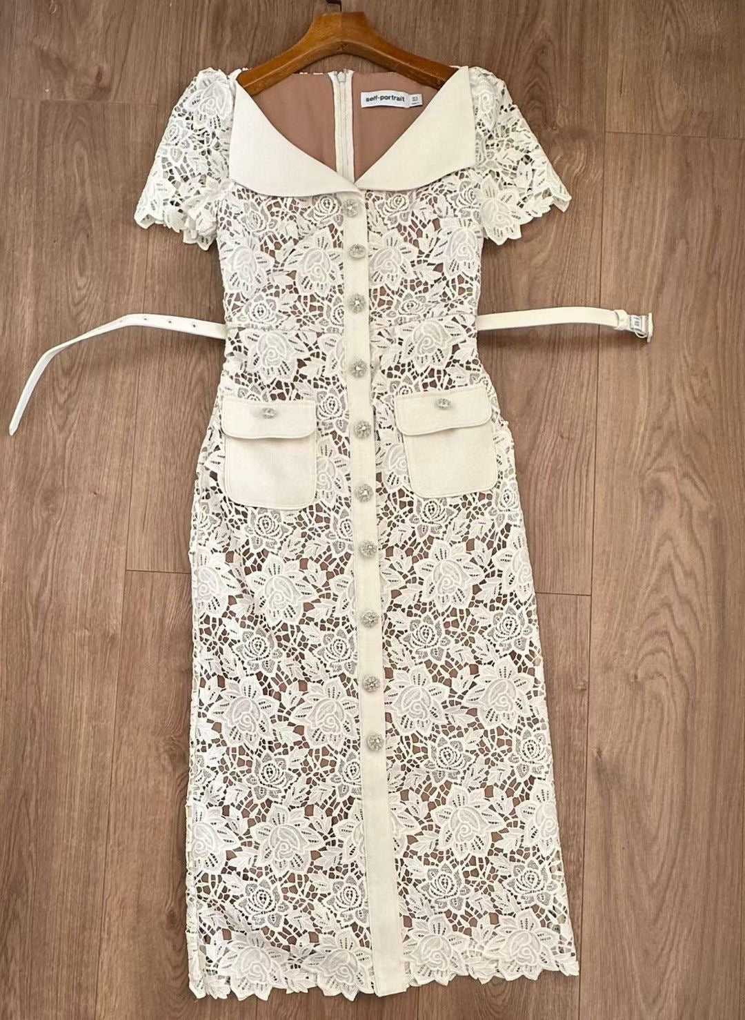 SP Open Neck Midi Dress