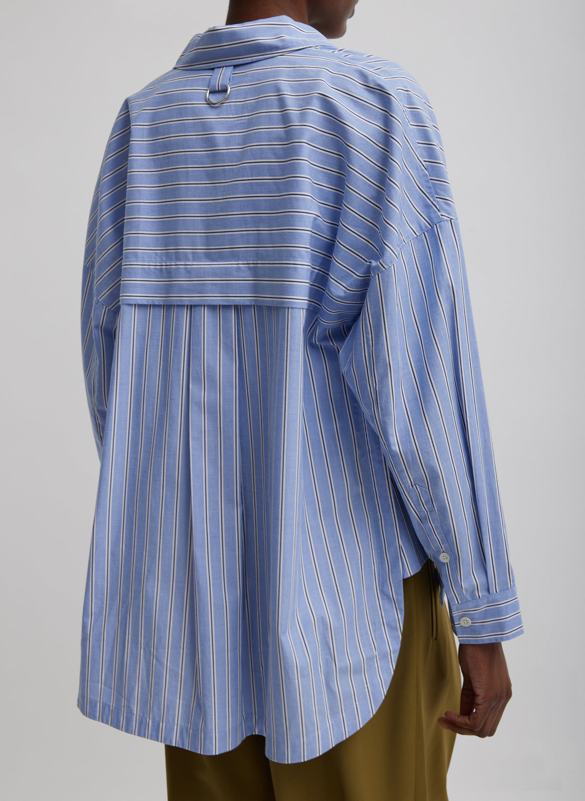 Tb Striped Gabe Oversized Shirt