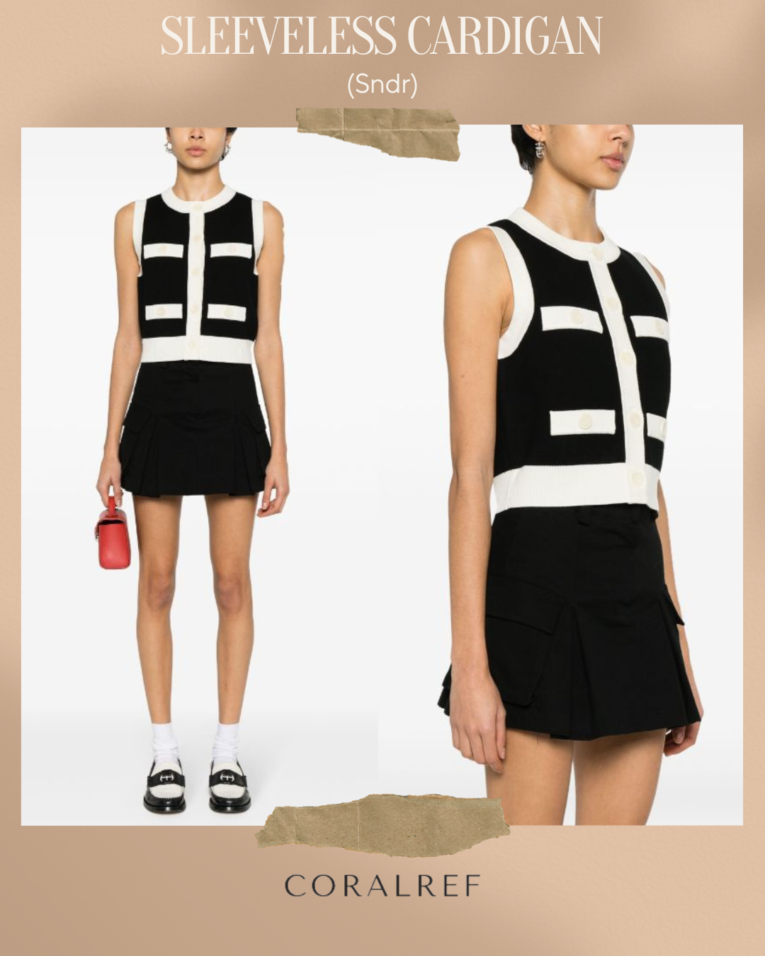 Sndr Sleeveless Cardigan