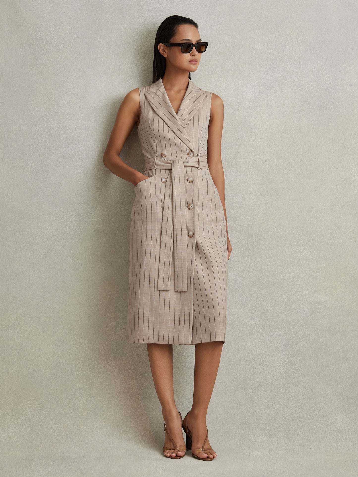 Rss Andie Wool Blend Midi Dress