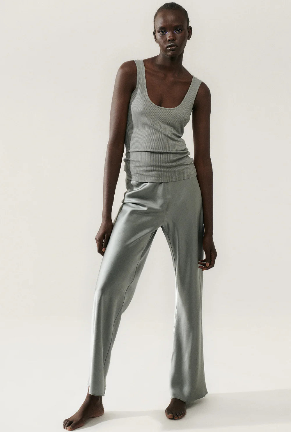 SL Silk Ribbed Tank