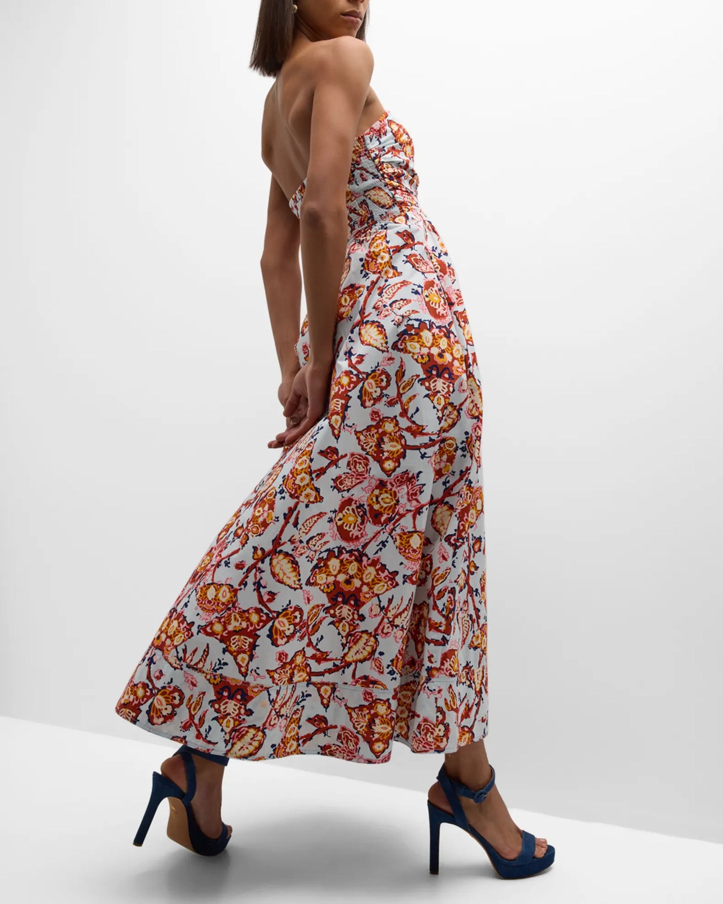 ALC Tate Strapless A Line Maxi Dress