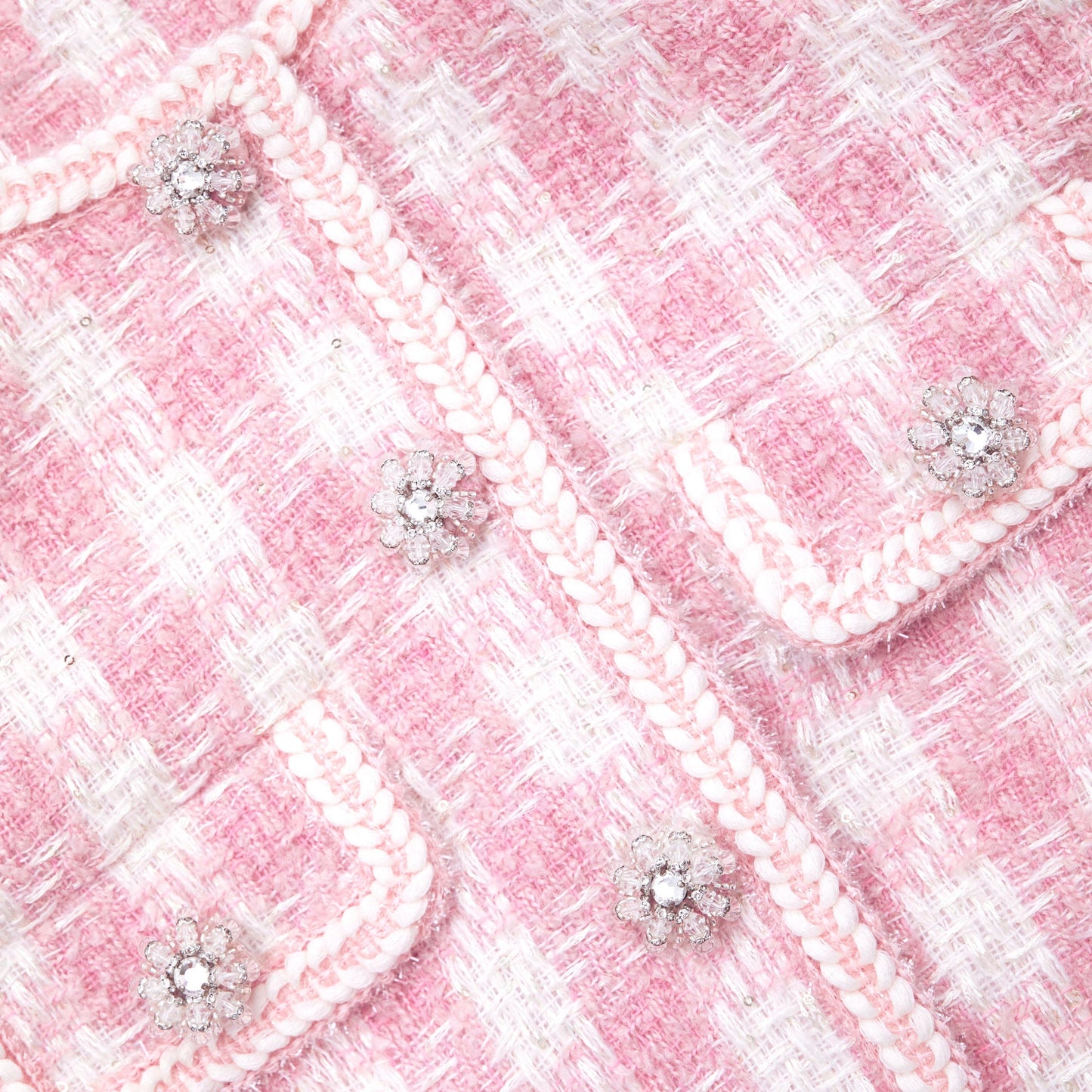 SP Pink Check Boucle Jacket