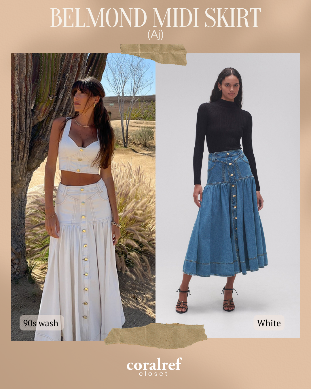 Aj Belmond Midi Skirt