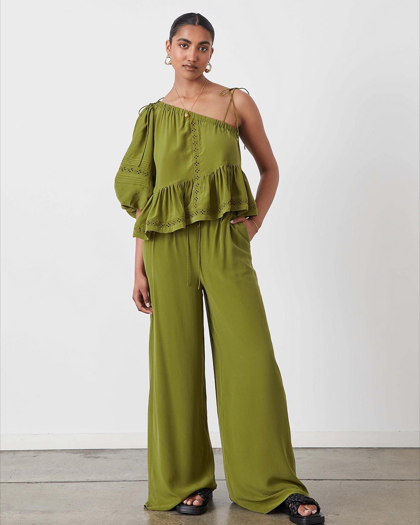 Jsln Isla Smock Silk Top