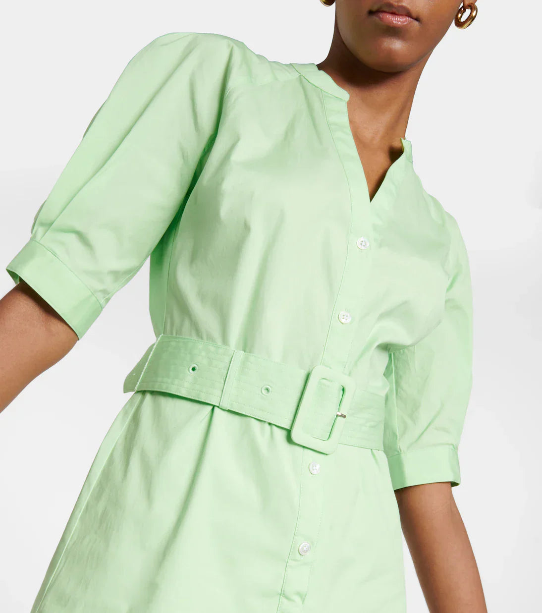VB Molly Belted Mini Shirtdress