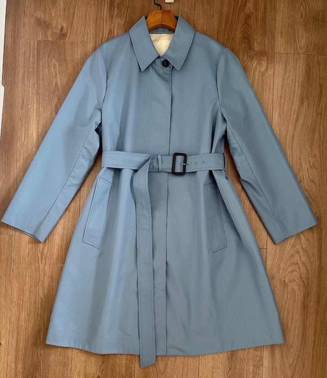 MM Vanda Single Breasted Trench Coat Jacket