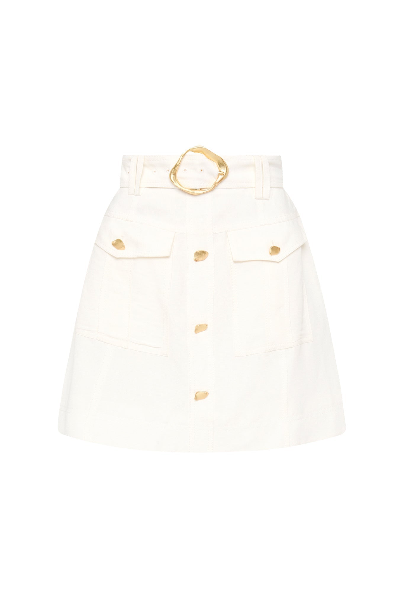 Aj Beacon Utlity Denim Mini Skirt