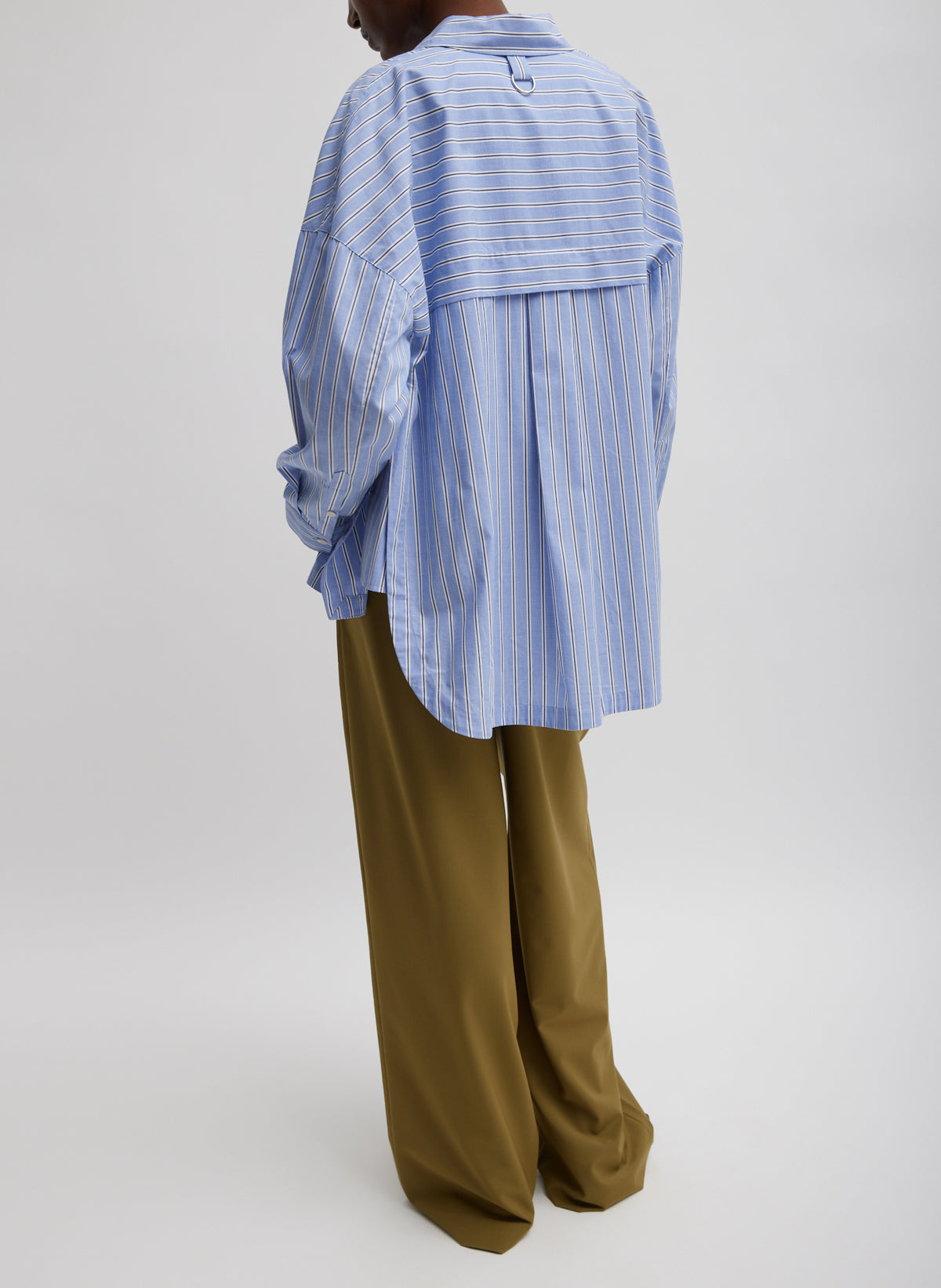Tb Striped Gabe Oversized Shirt