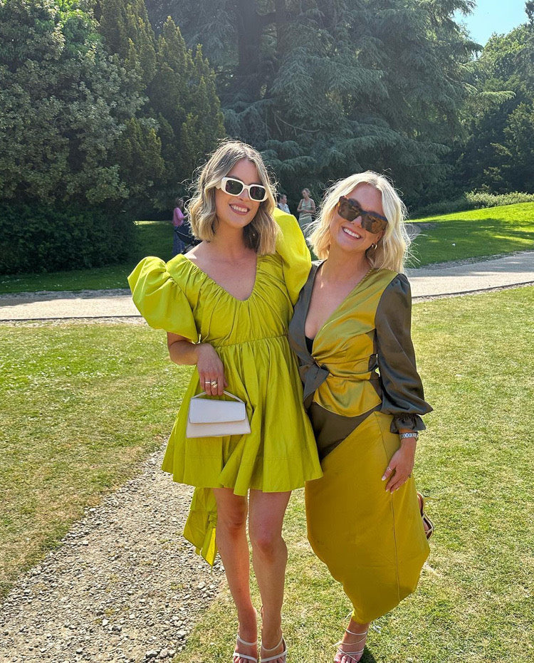 Aj Gretta Bow Back Mini Dress