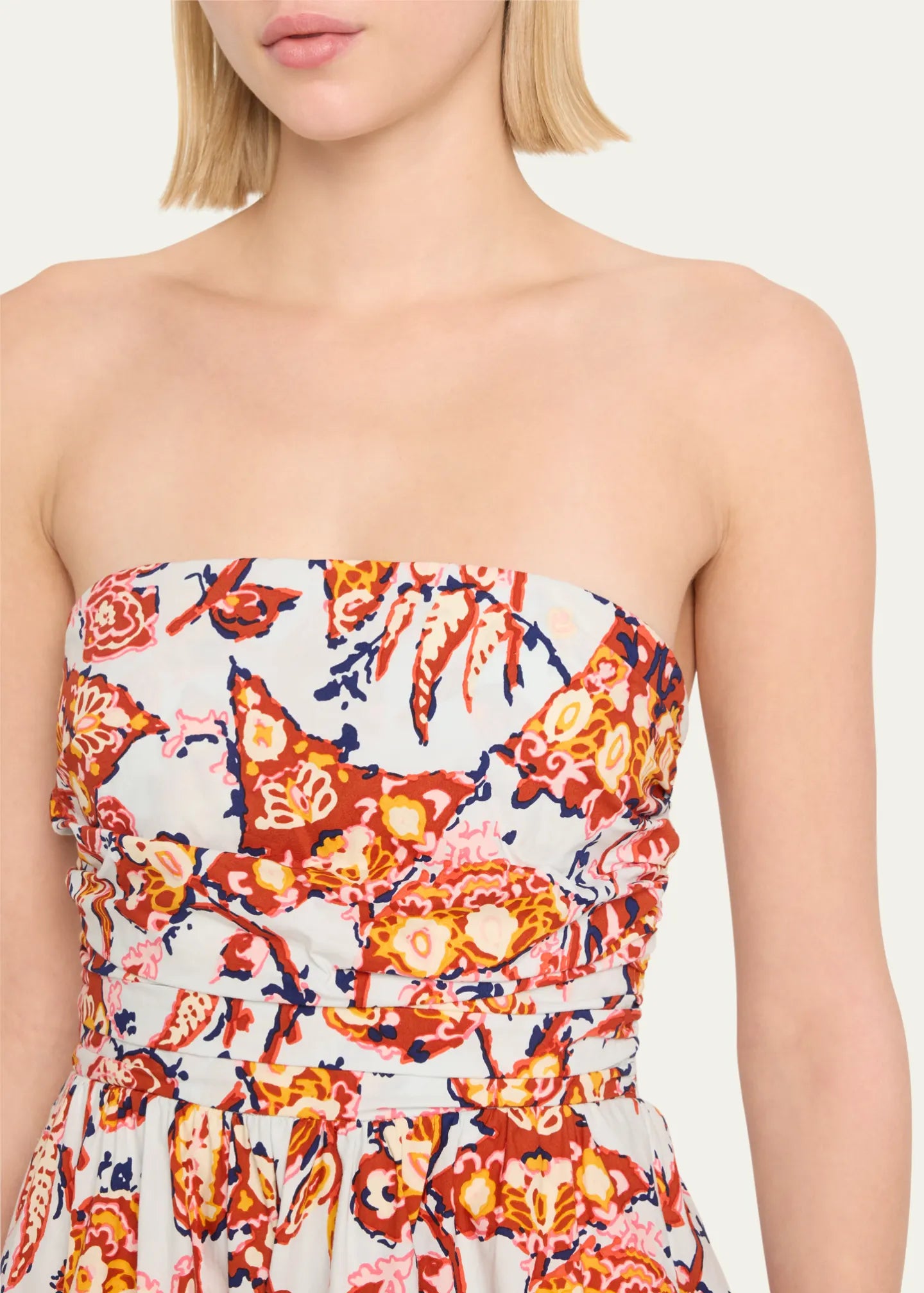 ALC Tate Strapless A Line Maxi Dress