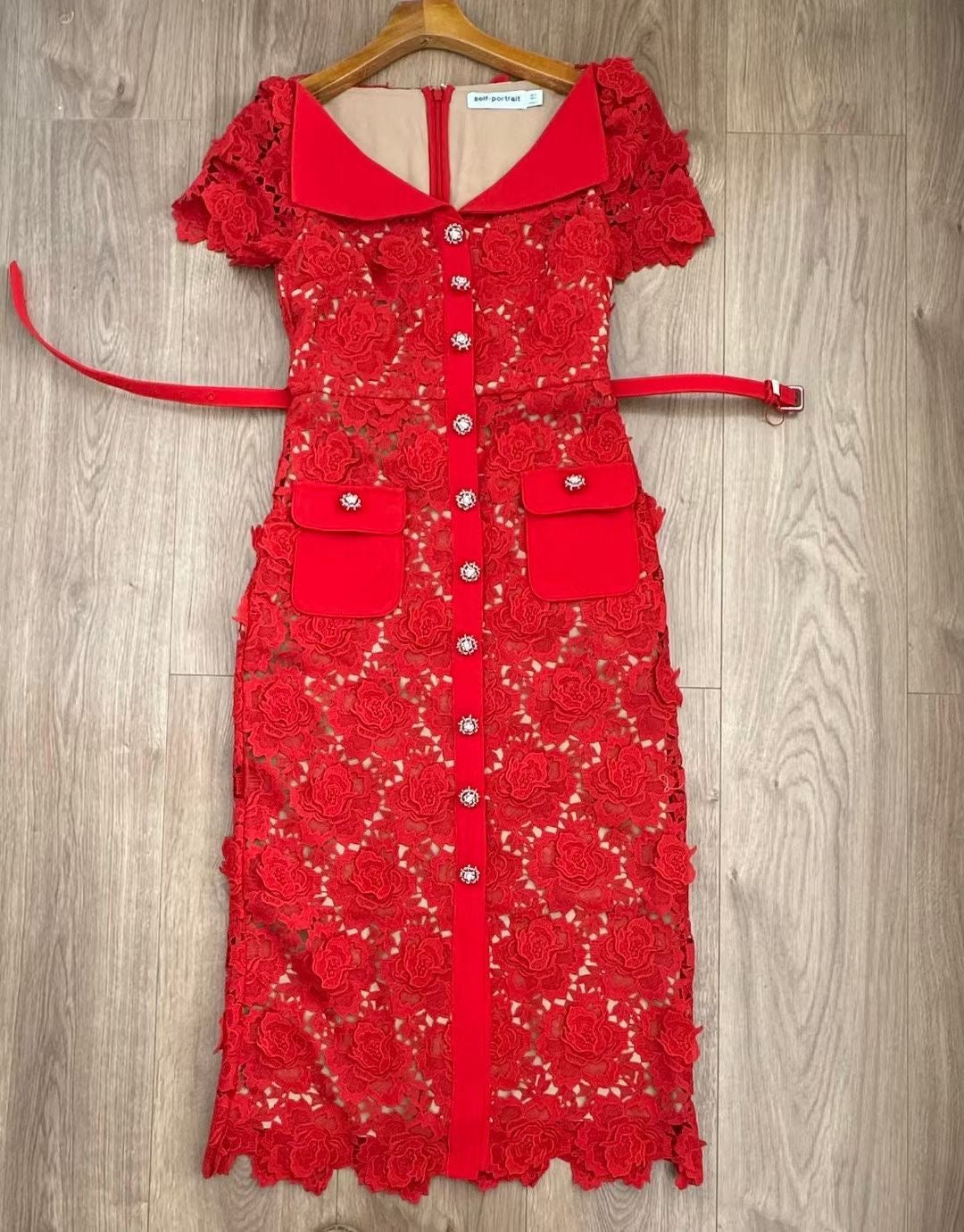 SP Open Neck Midi Dress