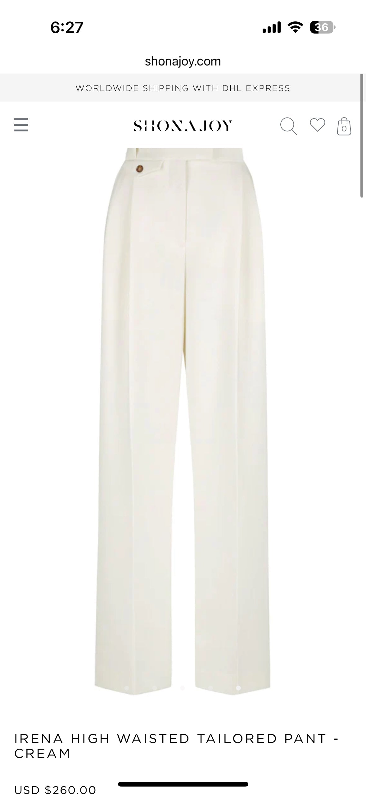 SJ Irena High Waisted Tailored Pants