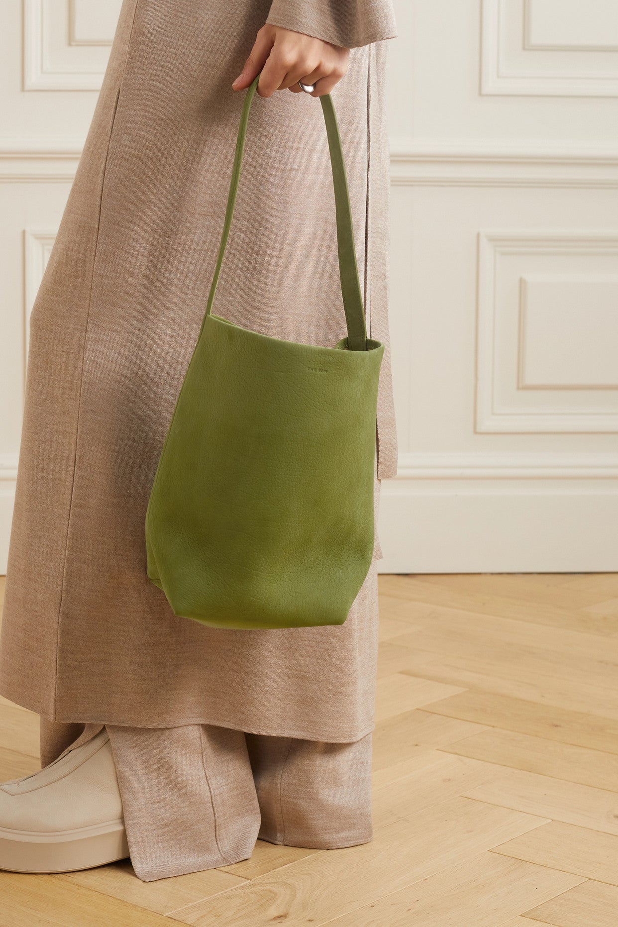 TR N/S Tote Bag Suede - Green