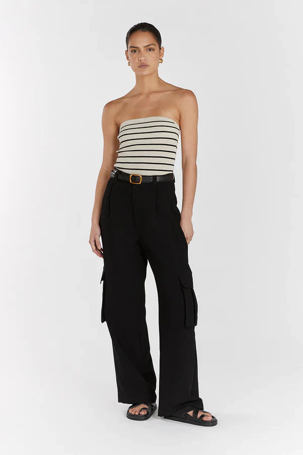 Dssh Billie Stone Stripe Knit Top