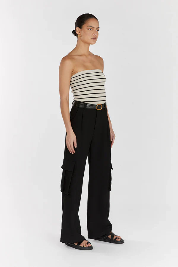 Dssh Billie Stone Stripe Knit Top
