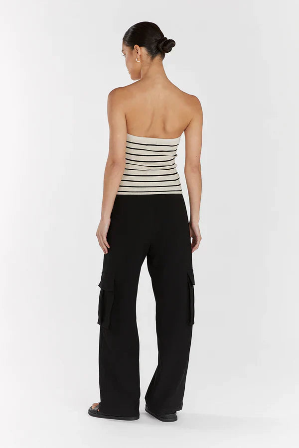 Dssh Billie Stone Stripe Knit Top