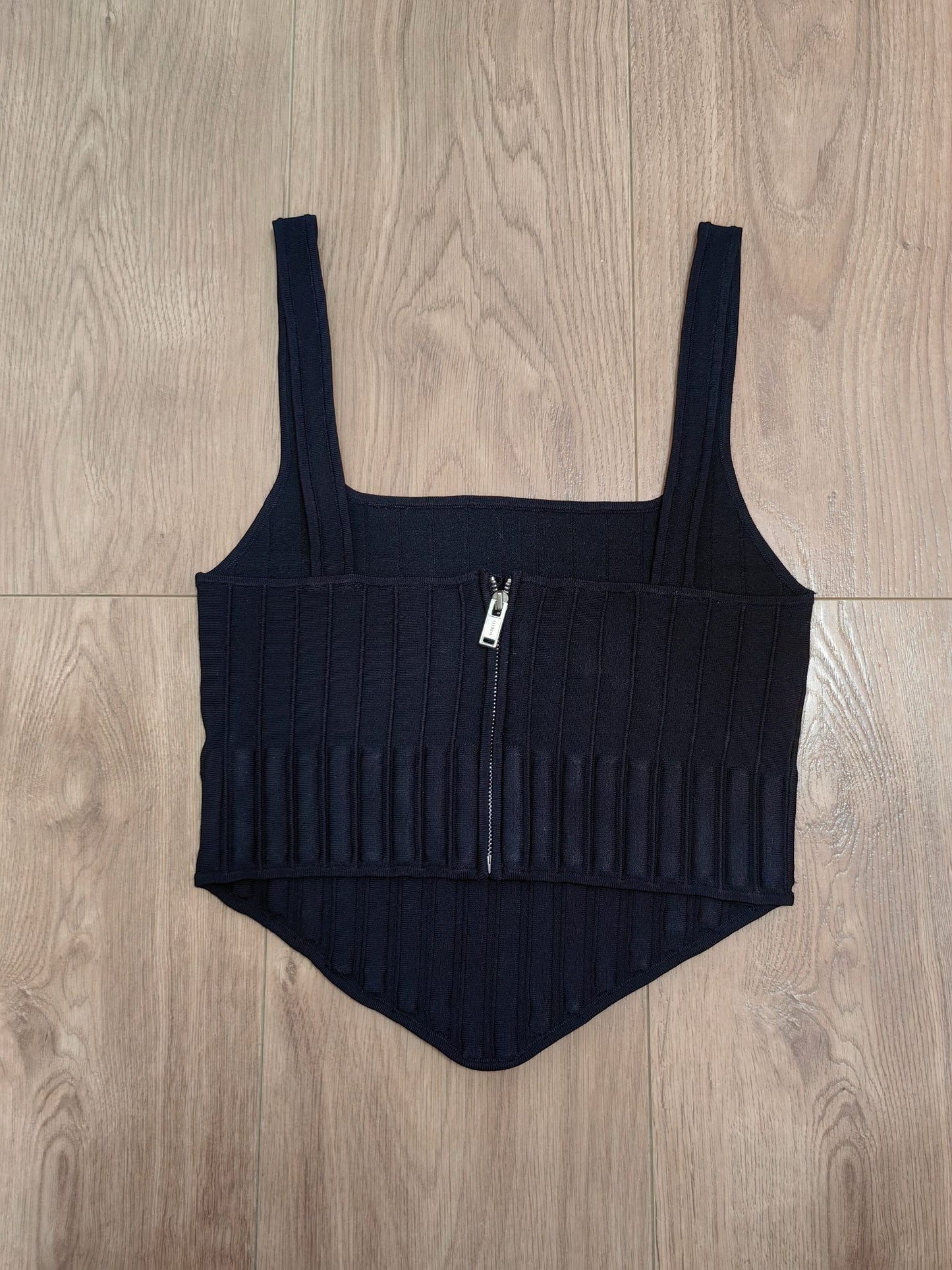 DL Pointelle Corset LS Top