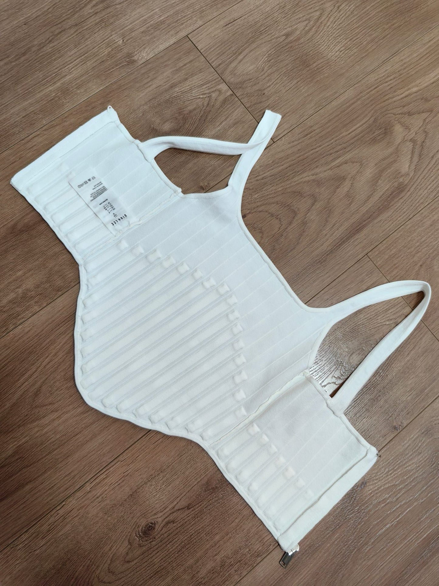 DL Pointelle Corset LS Top