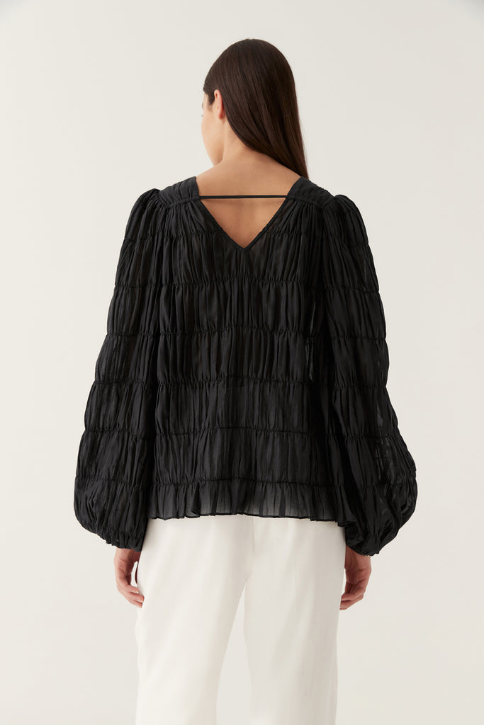 Aj Evelina Ruched Blouse