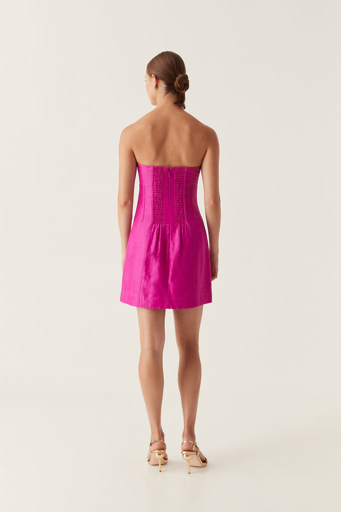 Aj Zayla Strapless Mini Dress