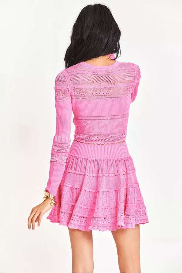 LSF Laren Cardigan & Sandrea Mini Skirt