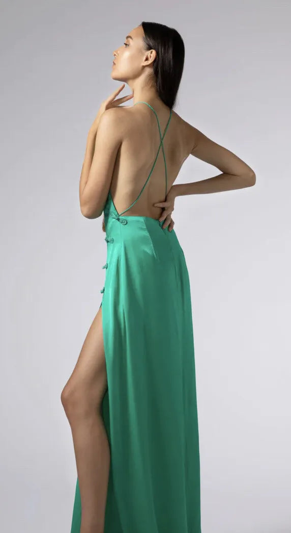 SL Porter Backless Maxi Dress