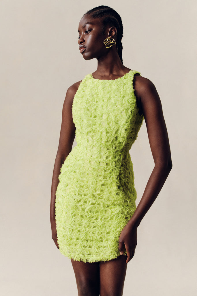 Aj Quintette Textured Mini Dress