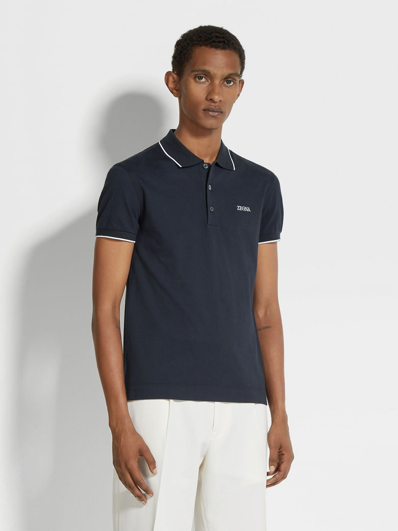 Zgn Stretch Cotton Polo Shirt