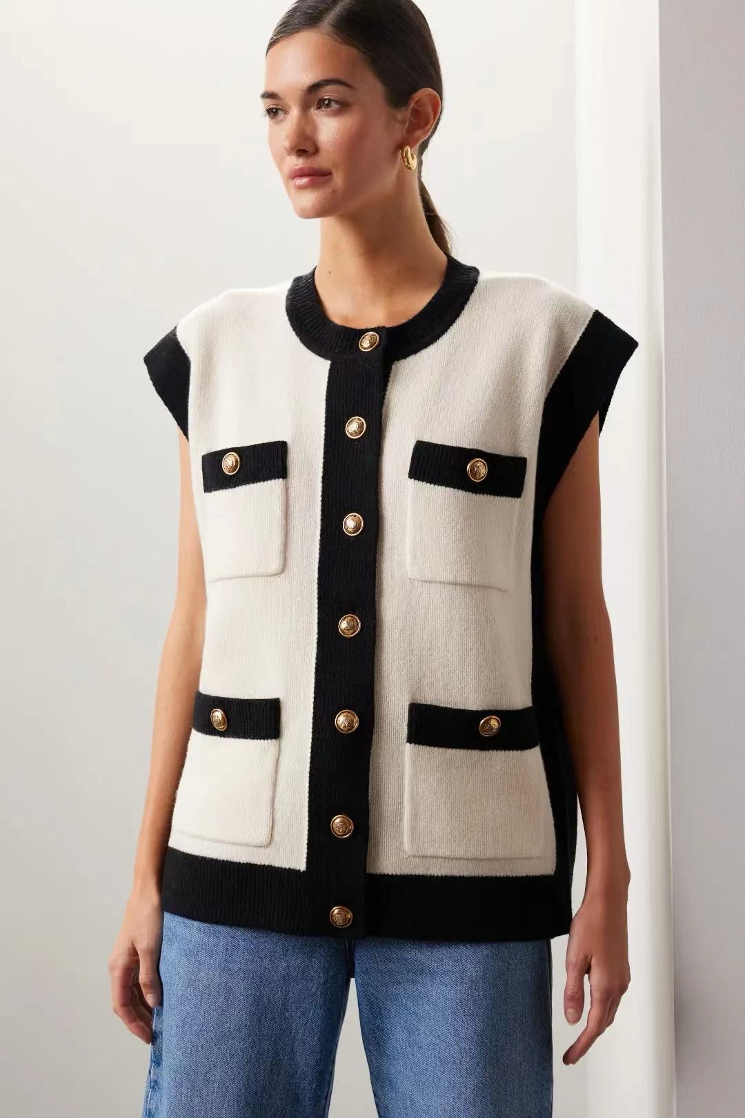 Sndr Loose Sleeveless Coatigan