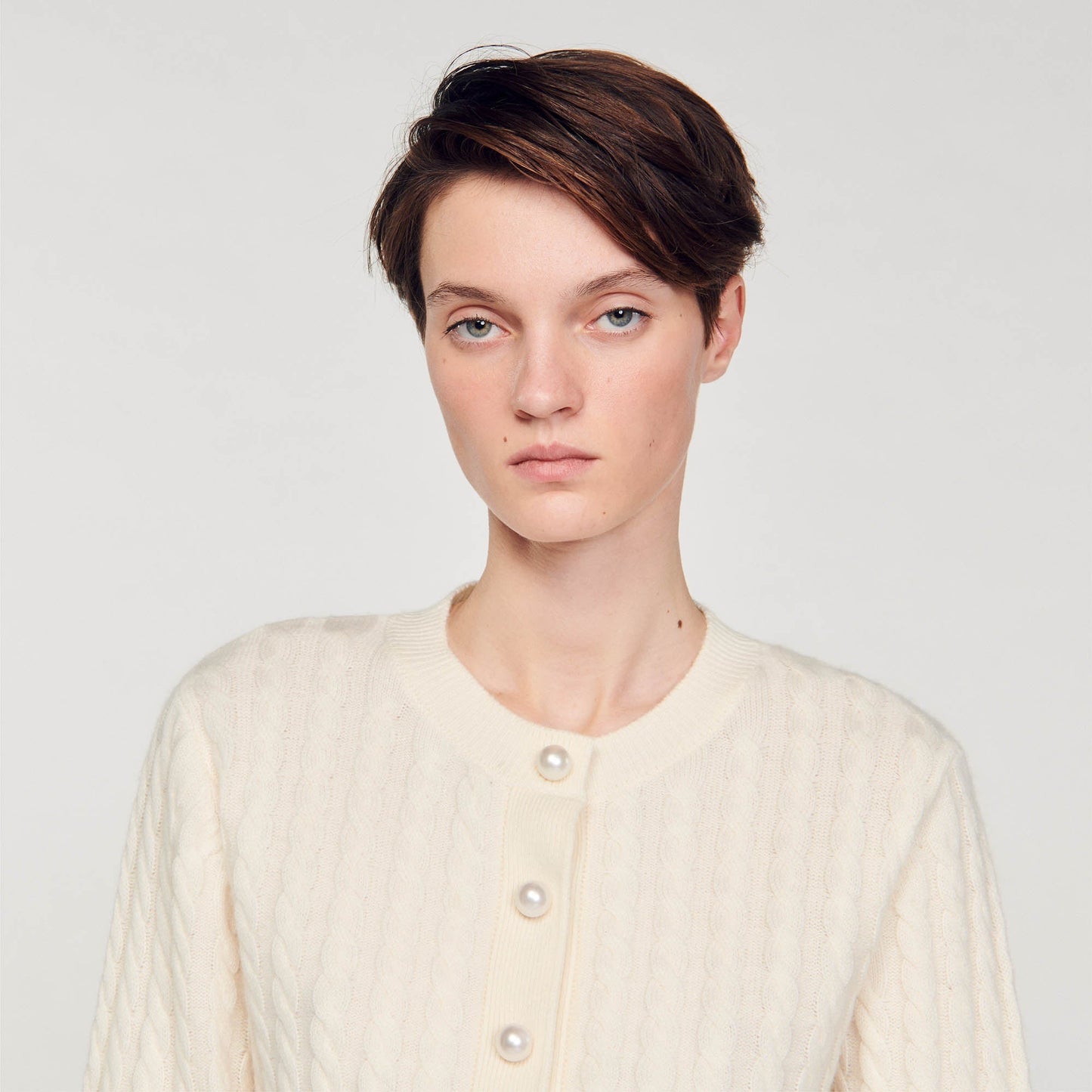 Sndr Cable Knit Coatigan
