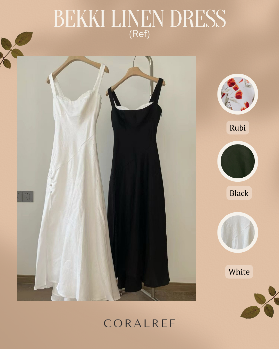 Ref Bekki Linen Midi Dress Ref Bekki Linen Midi Dress