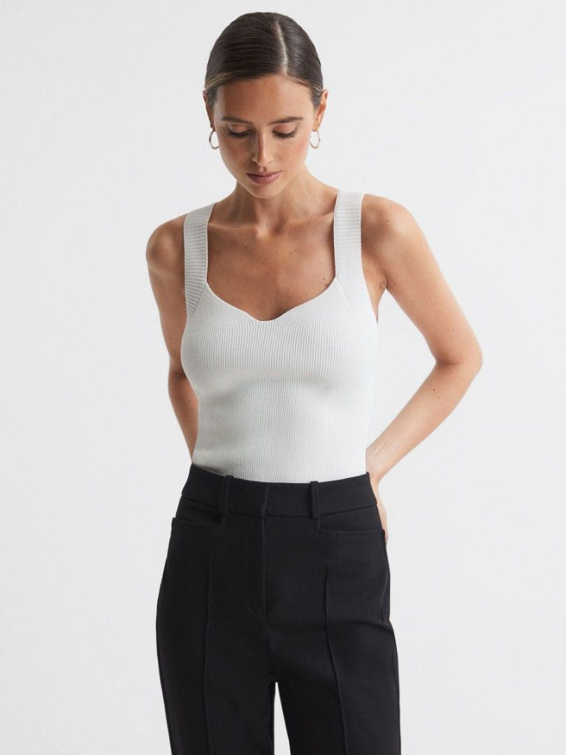 Rss Dani Sweetheart Neck Top