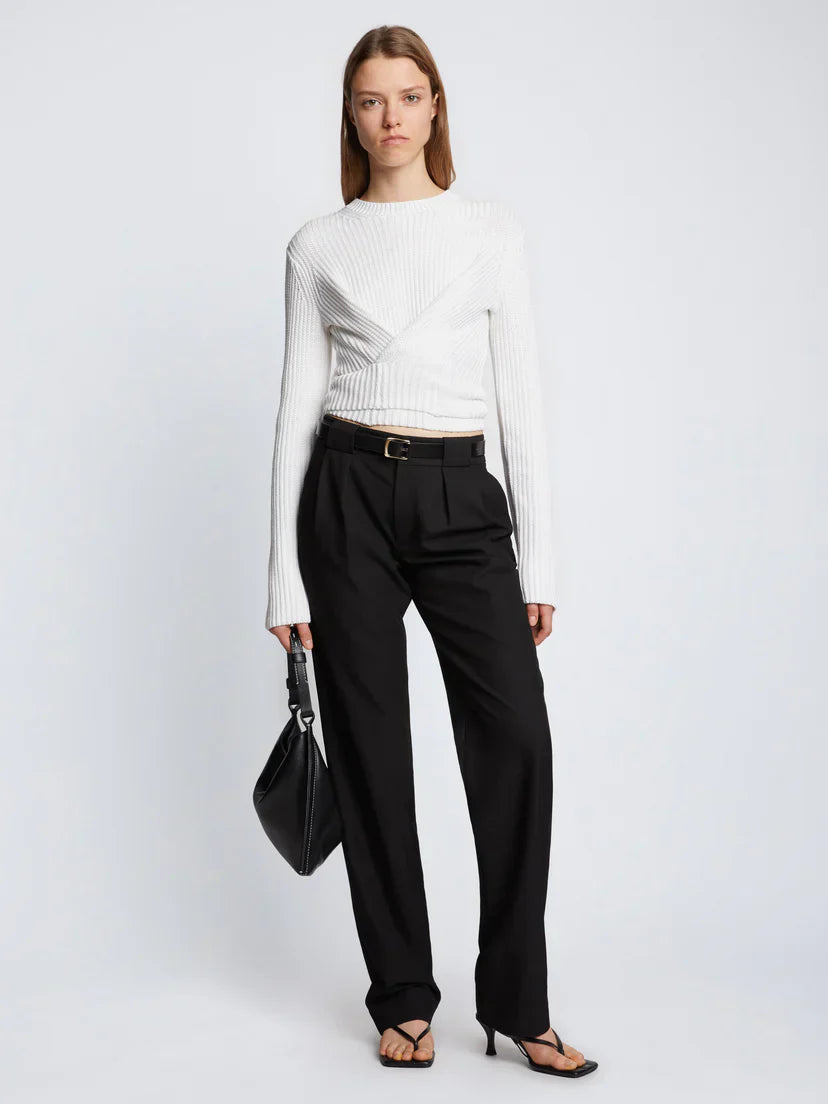 PS Ribbed Wrap Sweater