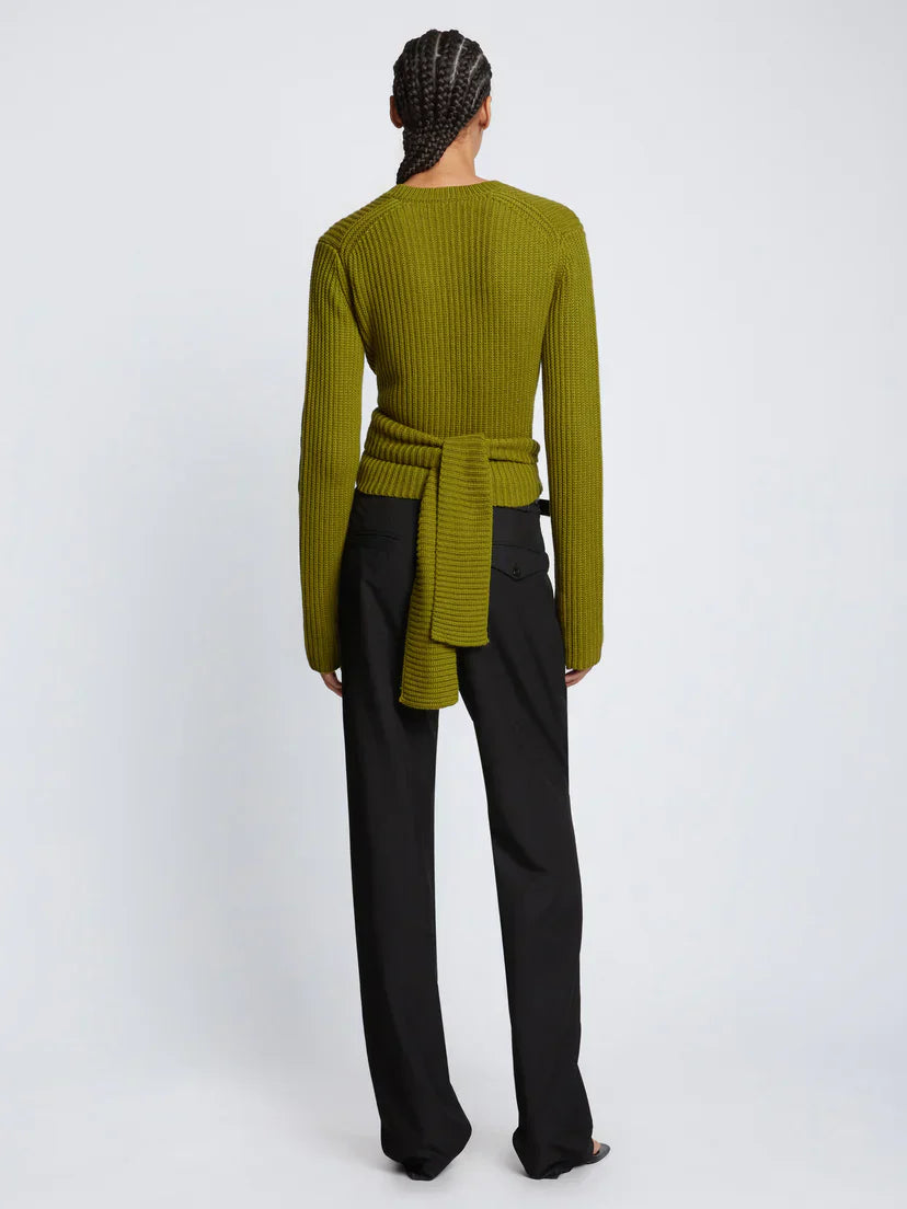 PS Ribbed Wrap Sweater