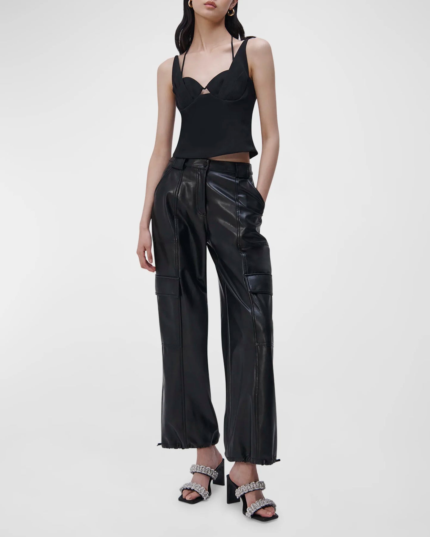 JS Beatriz Wide Leg Cargo Pants