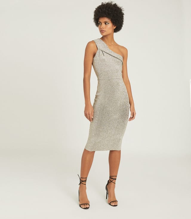Rss Lordes Metallic Mini Dress